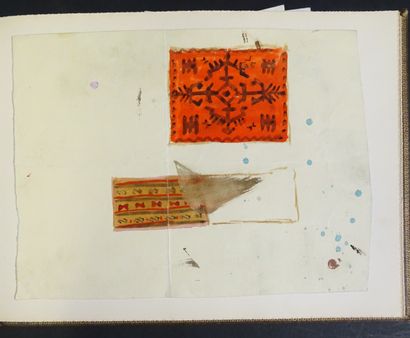 DOBOUJINSKY MISLAV. Album de 30 gouaches,...