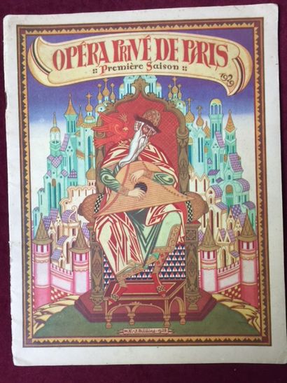 OPÉRA RUSSE DE PARIS. Programme illustré...
