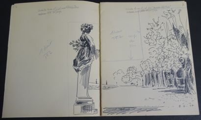 BERNARD DAYDÉ. Maquette pour le programme...