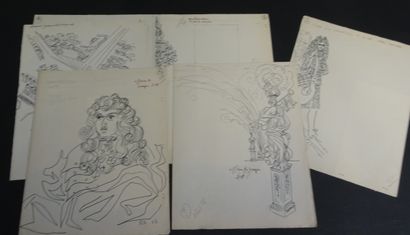 BERNARD DAYDÉ. Maquette pour le programme...