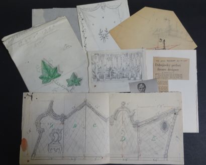 DOBOUJINSKY MISLAV. Ensemble de documents,...