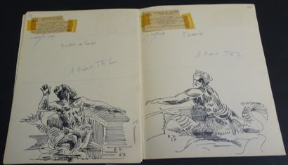 BERNARD DAYDÉ. Maquette pour le programme...