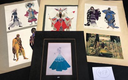 BALLETS RUSSE DE SERGE DE DIAGHILEV. Ensemble...