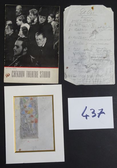 DOBOUJINSKY MISLAV. Ensemble de documents,...