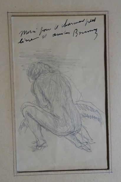 BONNARD PIERRE. Dessin au crayon