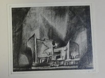DOBOUJINSKY MISLAV. Album de 30 gouaches,...