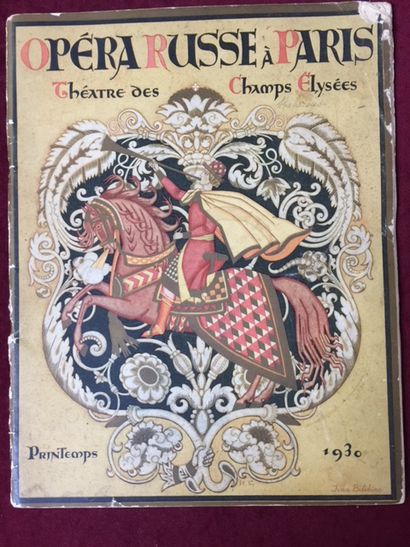 OPÉRA RUSSE DE PARIS. Programme illustré...