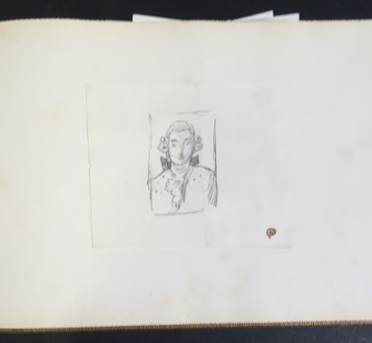 DOBOUJINSKY MISLAV. Album de 30 gouaches,...