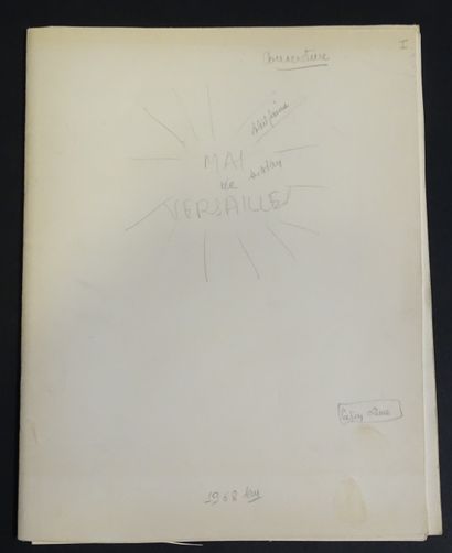BERNARD DAYDÉ. Maquette pour le programme...