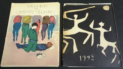BALLETS DES CHAMPS ELYSÉES. Programme 1948,...
