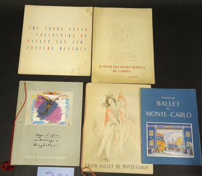 BALLETS DE MONTE CARLO. Programme avec couverture...
