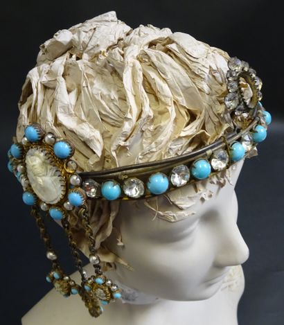 TIARE DANSEUSE BALLETS RUSSE. Coiffe avec...