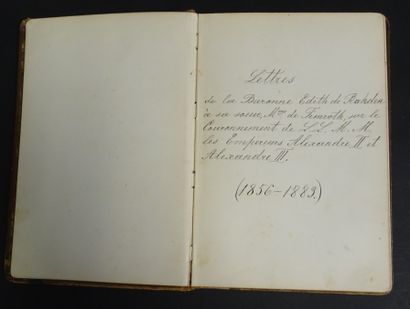 RUSSIE. Couronnement des Empereurs Alexandre...