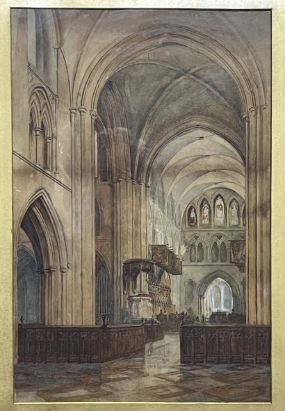 « Intérieur de cathédrale