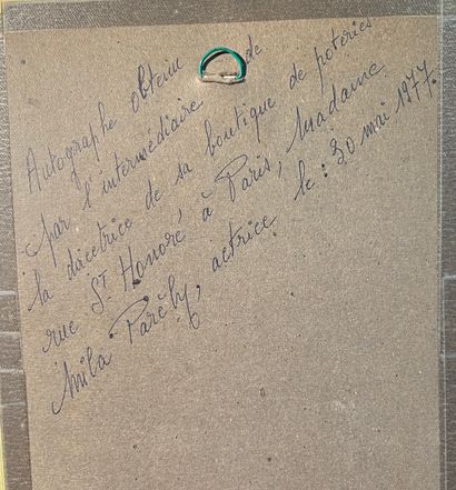 JEAN MARAIS. Coupe en céramique signée Jean...