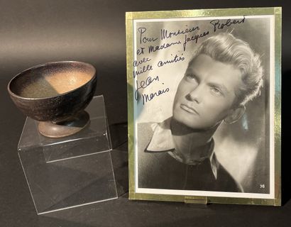 JEAN MARAIS. Coupe en céramique signée Jean...