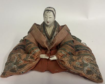JAPON - Poupée japonaise ancienne, période...
