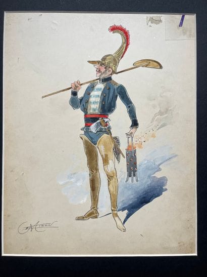MINON. Alexandre Jean-Louis Jazet (1814–1897)...