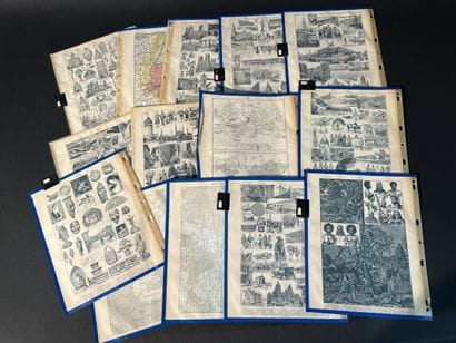 Ensemble de 31 cartes des differentes régions...