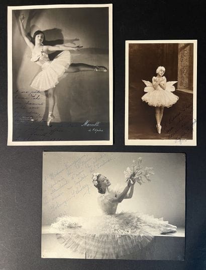 Photographs. 3 photographs of a classical...