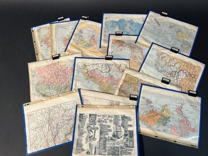 Ensemble de 31 cartes des differentes régions...