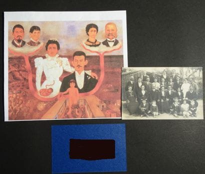 FRIDA KHALO. Historic photograph showing...
