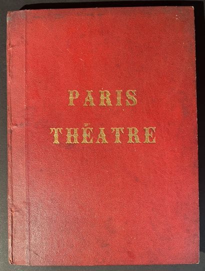PHOTOGRAPHIE - PARIS-THEATRE. Paris-Théâtre...