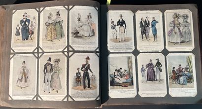 Important album de cartes postales sur la...