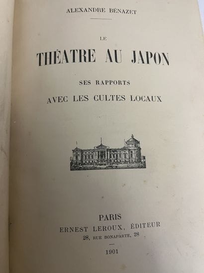 BENAZET Alexandre. Le théâtre au Japon: ses...