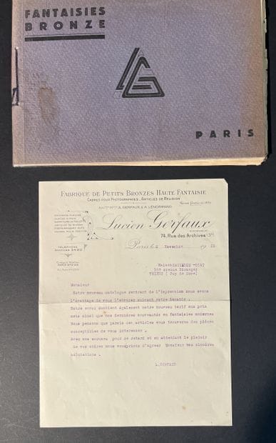 Catalogue publicitaire de la maison Lucien...
