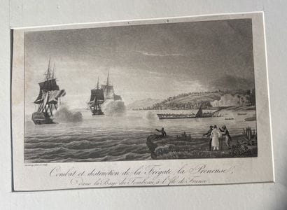 A set of 6 assorted vintage etchings, including...