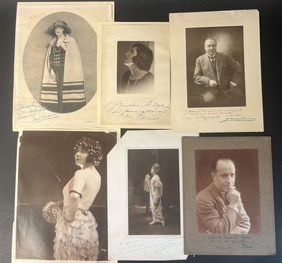 Photographies. Ensemble de 9 photographies...