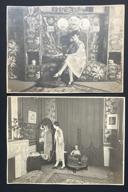 Jeanne Lanvin/Armand Albert Rateau. 2 vintage...