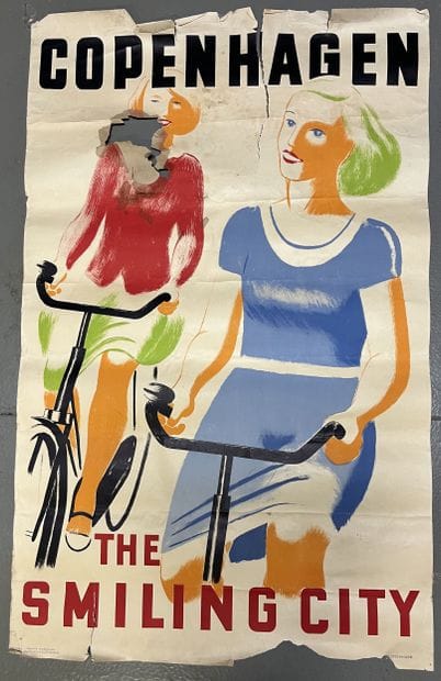 Set of 4 posters, mainly featuring tourist...