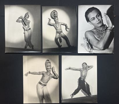 RAM GOPAL ( 1912-2003). Ensemble de 9 photographies...