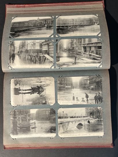 Important album de cartes postales sur la...