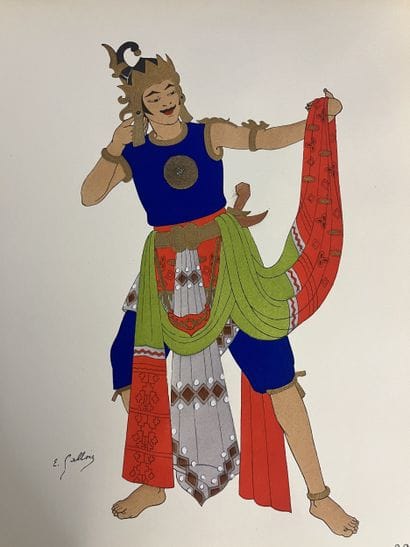 GALLOIS (Emile) - Costumes Japonais et indonésien....