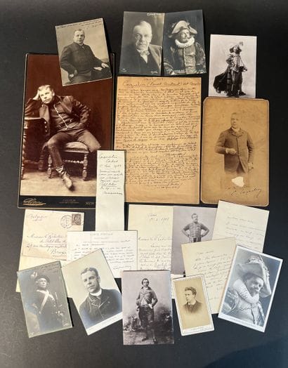 Photographies. COQUELIN Ainé. Ensemble de...