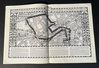 Programme officiel du couronnement du roi...