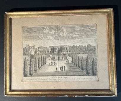 Israel Silvestre (1621–1691). Framed print...