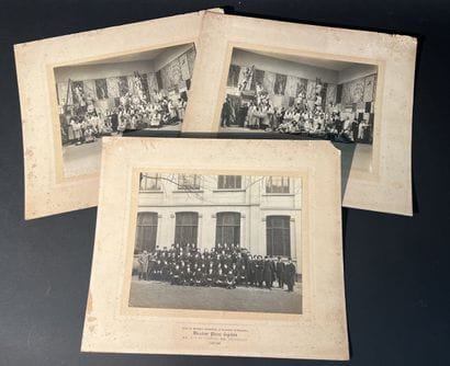 PHOTOGRAPHIE. Ensemble de 3 Photographies...