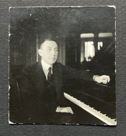 SERGEI RACHMANINOV (1873–1943). Vintage photograph...