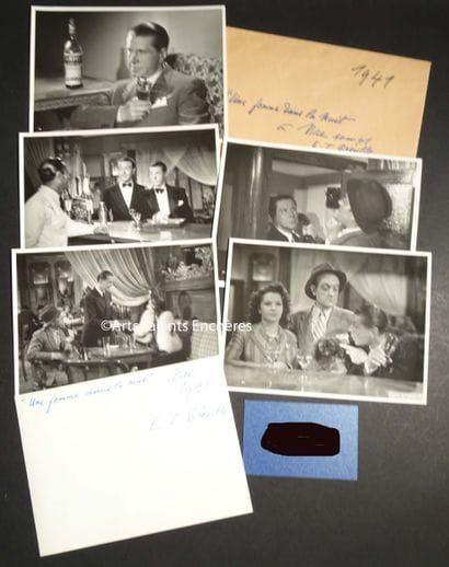 A Woman in the Night (1943). Set of 11 photographs,...