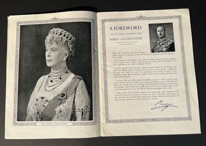 Programme officiel du couronnement du roi...