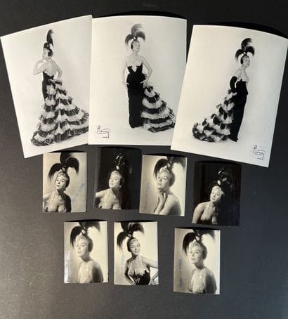 7 photographs of French supermodel Capucine...