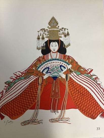 GALLOIS (Emile) - Costumes Japonais et indonésien....