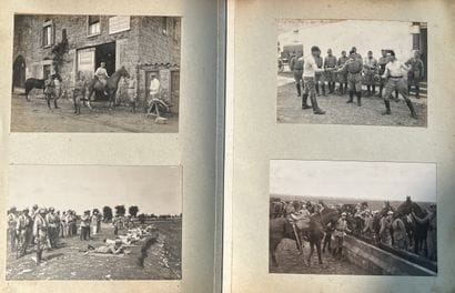 PHOTOGRAPHIE. Camp de Valbonne. Important...
