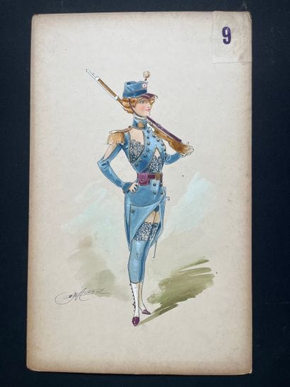 MINON. Alexandre Jean-Louis Jazet (1814–1897)...