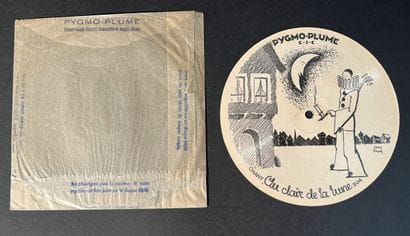 Disque illlustré, humoristique en carton...