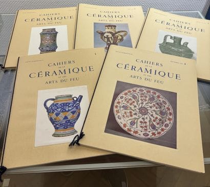 Ensemble de cahiers de la céramique et du...